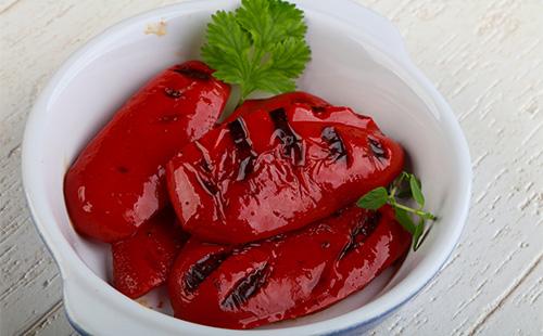 Pickled pepper in a bowl