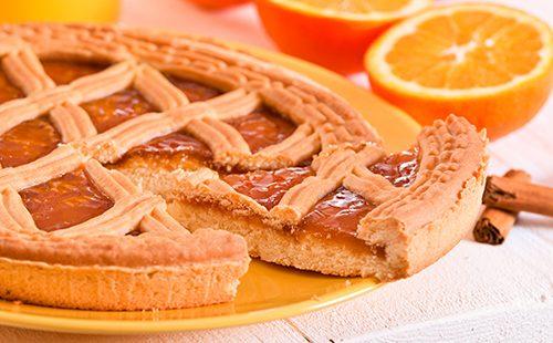 Tarte à la confiture d'orange