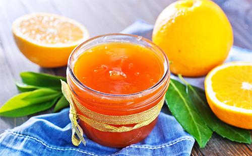 Jam from oranges