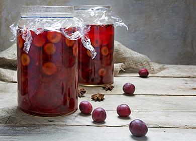 Two cans of pickled plums