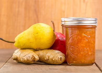 Pear jam: a basic recipe for the winter, cooking options with other fruits, spices and for adults