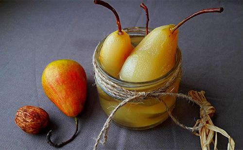 Three pears in a jar