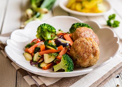 Meatballs with vegetables