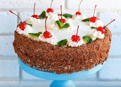 Sponge cake with sour cream - a spectacular and delicious dessert