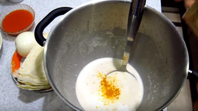 For color, you can add a little turmeric to the dough.