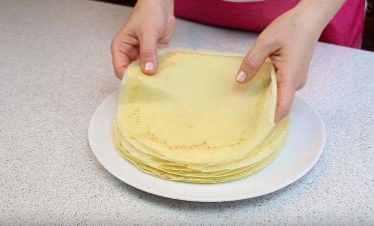 Nos pancakes sont prêts.