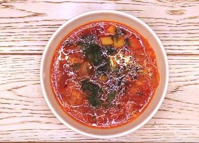 Hearty and delicious vegetarian borsch: recipe with step by step photos.