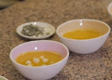 Duftende fløde græskar suppe: en trin for trin opskrift med et foto!