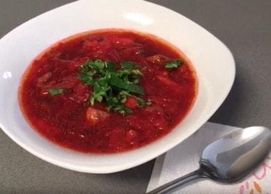 The most delicious recipe for borsch with beef: step by step photos and videos!