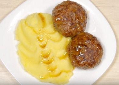 The most delicious recipes for meatballs of beef and pork: cook with step by step photos.
