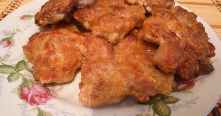 Such cutlets will successfully complement any side dish.