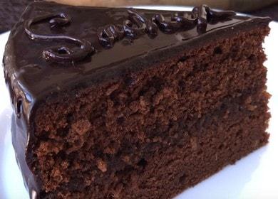 Gourmet Sacher torta: recept s fotografijom korak po korak klasika.