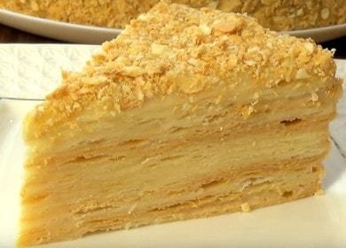 Gâteau Napoléon - le gâteau le plus populaire pour cuisiner à la maison.