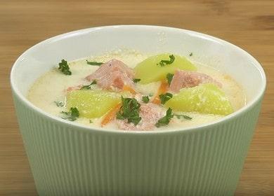 Finnish red fish soup - a very delicate taste