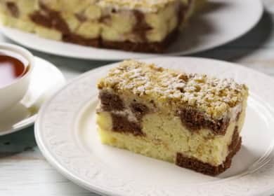 Merveilleux gâteau à la crème sure - recette avec photo étape par étape