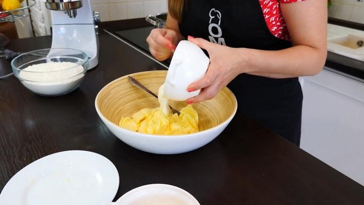 To prepare a Napoleon custard cake, prepare the ingredients