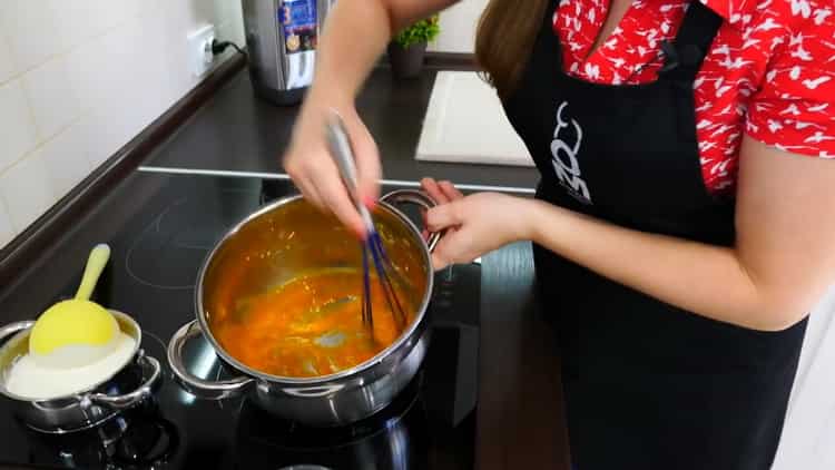 To make Napoleon custard cake, prepare all the ingredients