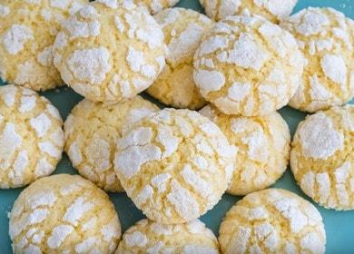 Cuire des biscuits à l'orange délicats selon la recette avec une photo.