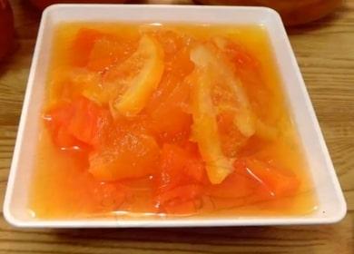 Cuire une délicieuse confiture de citrouille selon la recette avec photo.