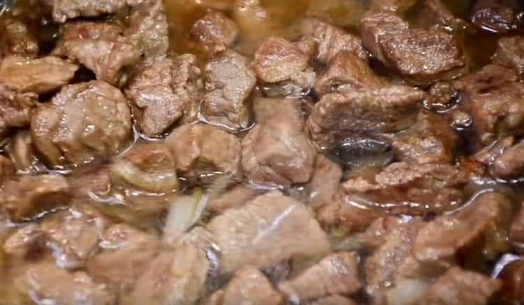 You can add water and leave the meat to stew under a lid over low heat.