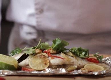 Recipe for dorado fish baked in foil in the oven