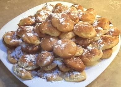 Choux pastry in powder - an inexpensive and tasty option for tea