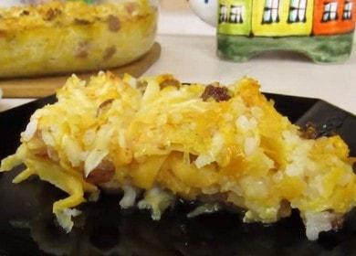 Simple and tasty pumpkin casserole: we cook according to the recipe with step by step photos.