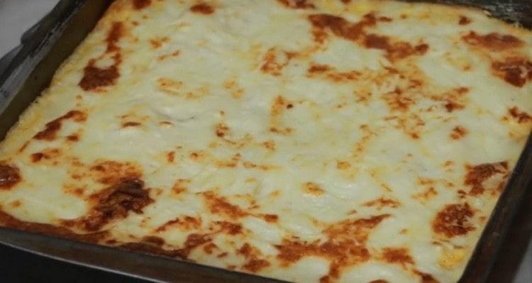 As you can see, the recipe for minced lasagna is actually quite simple.