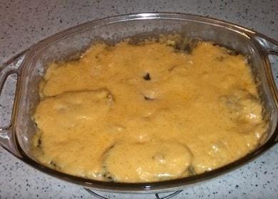 Lacedra savoureuse: une recette pour la cuisson au four avec des photos étape par étape.