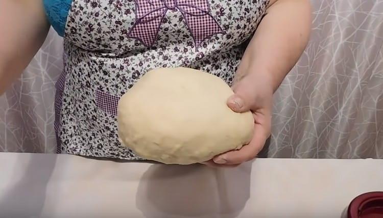 Knead smooth dough.