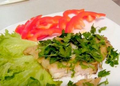 Recette pour la cuisson du poisson Langage de la mer - délicieux, sain et rapide