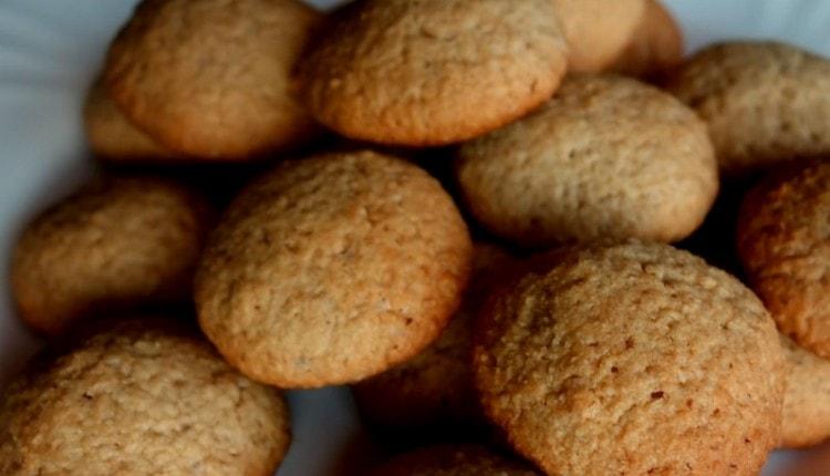 As you can see, oatmeal cookies without flour can be prepared very quickly.