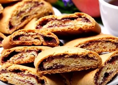 Cookies with jam Fallings - delicious and very simple