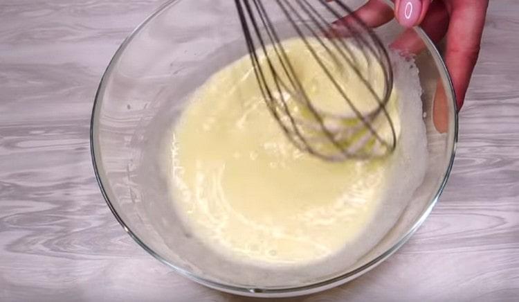 Whisk everything until smooth.