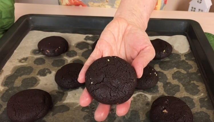 Pruébalo y haces una galleta tan fragante con cacao.