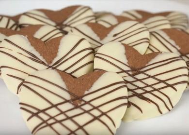 Homemade Sugar Cookies Chocolate Hearts