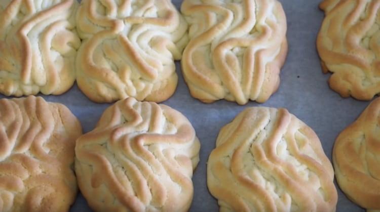 Des biscuits sablés, donc cuits rapidement.