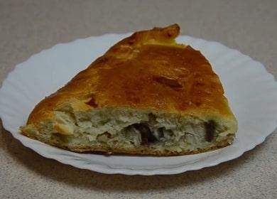 We prepare a delicious pie with fish from yeast dough according to the recipe with a photo.