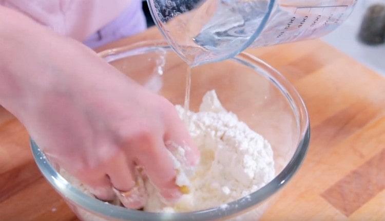 Add an ode a little and knead a smooth dough.