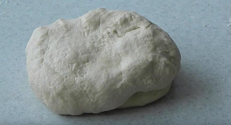 Add vegetable oil to the dough when kneading.