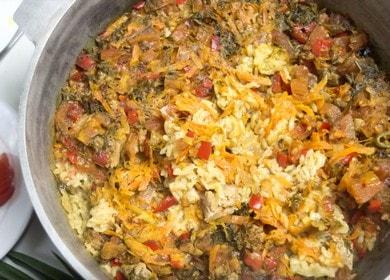 Cocinar un delicioso pilaf en el horno: una receta con fotos y videos paso a paso.