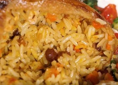 Cooking an original pilaf with chicken: a recipe with photos and videos.