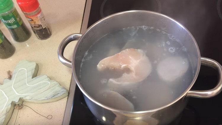 Boil the fish.
