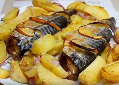 Receta de caballa al horno