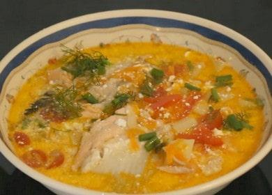 Cocinar una deliciosa sopa de salmón: una receta con fotos paso a paso.