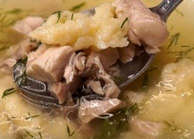Cooking a delicious soup in chicken broth: a recipe with photos and videos.