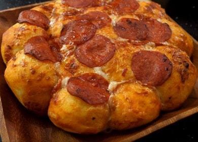 Neobična pizza od sira: kuhamo prema receptu s fotografijom.