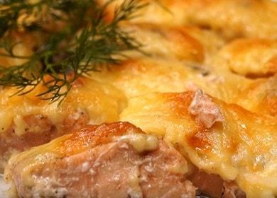 Готвене на вкусно розово филе от сьомга във фурната: рецепта със стъпка по стъпка снимки.