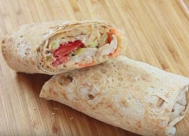 Shawarma s piletinom kod kuće - fenomenalan ukusan recept