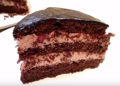 Increíble pastel de chocolate - receta con foto paso a paso